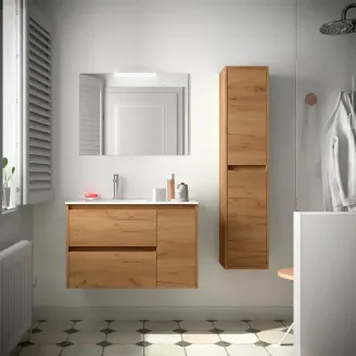CONJUNTO MUEBLE DE BAÑO NOJA 2 CAJONES 1PUERTA SALGAR