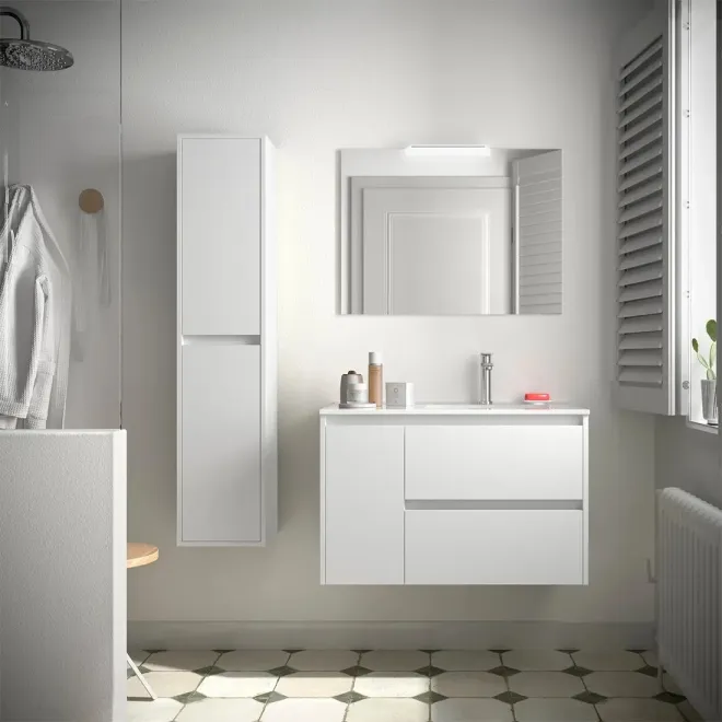 CONJUNTO MUEBLE DE BAÑO NOJA 2 CAJONES 1PUERTA SALGAR