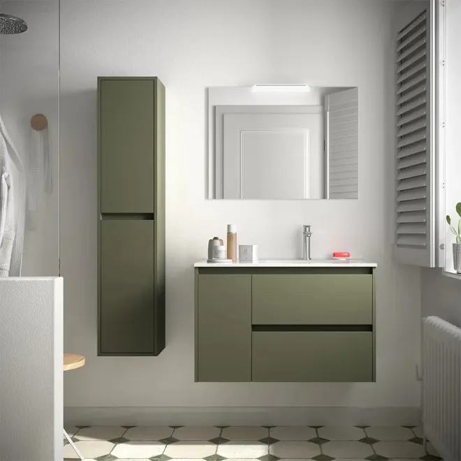 CONJUNTO MUEBLE DE BAÑO NOJA 2 CAJONES 1PUERTA SALGAR