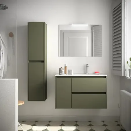 CONJUNTO MUEBLE DE BAÑO NOJA 2 CAJONES 1PUERTA SALGAR