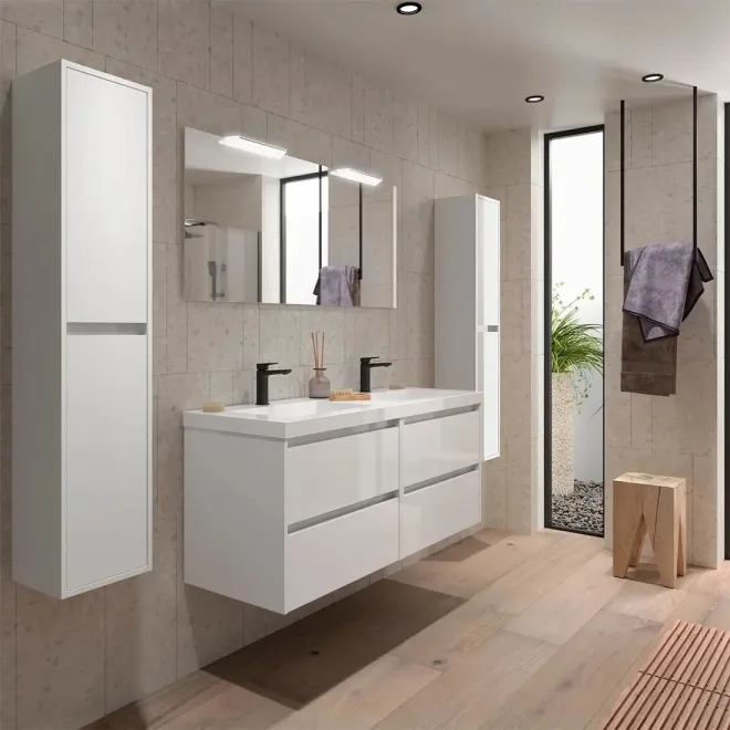 CONJUNTO MUEBLE DE BAÑO NOJA 4 CAJONES SALGAR