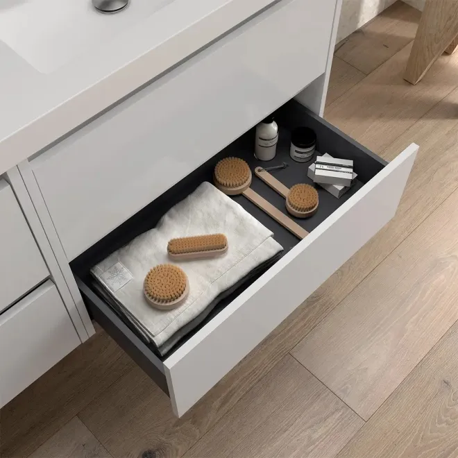 DETALLE MUEBLE DE BAÑO NOJA 2 CAJONES SALGAR