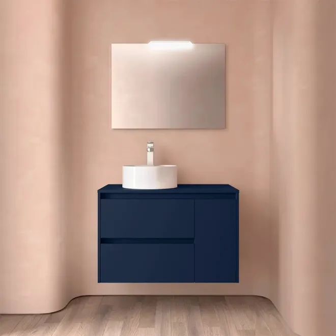 MUEBLE DE BAÑO NOJA 2 CAJONES 1 PUERTA PARA LAVABO SOBREMUEBLE SALGAR