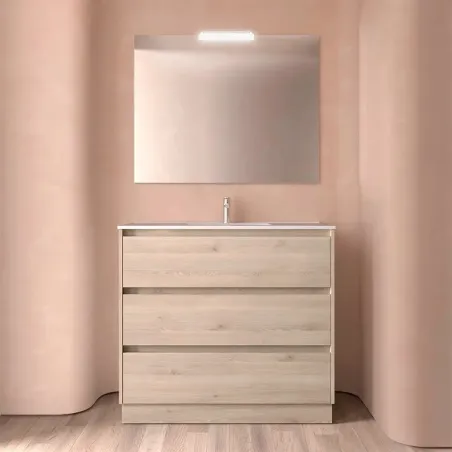 CONJUNTO MUEBLE DE BAÑO NOJA 3 CAJONES SALGAR