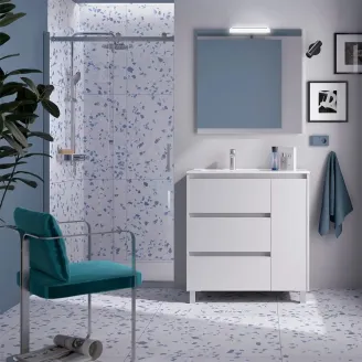CONJUNTO MUEBLE DE BAÑO NOJA 3 CAJONES 1 PUERTA SALGAR