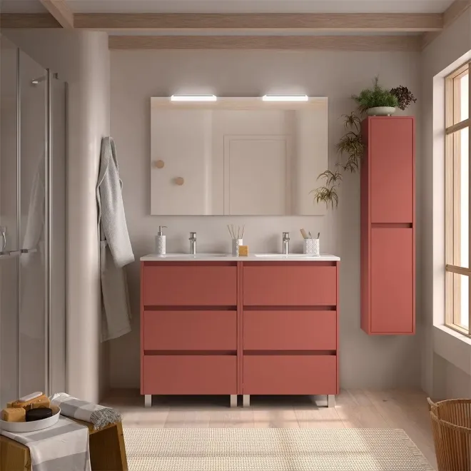 CONJUNTO MUEBLE DE BAÑO NOJA 6 CAJONES SALGAR