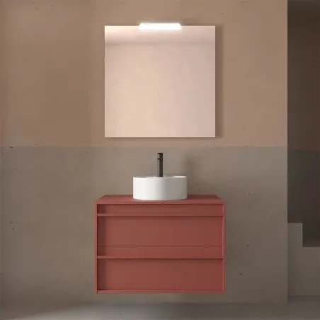 MUEBLE DE BAÑO ATTILA 2 CAJONES PARA LAVABO SOBREMUEBLE SALGAR