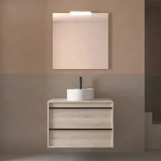 MUEBLE DE BAÑO ATTILA 2 CAJONES PARA LAVABO SOBREMUEBLE SALGAR