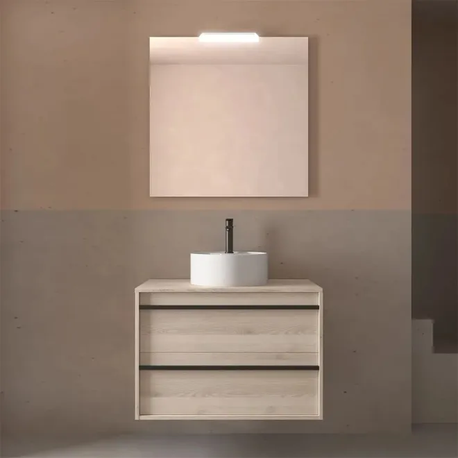 MUEBLE DE BAÑO ATTILA 2 CAJONES PARA LAVABO SOBREMUEBLE SALGAR