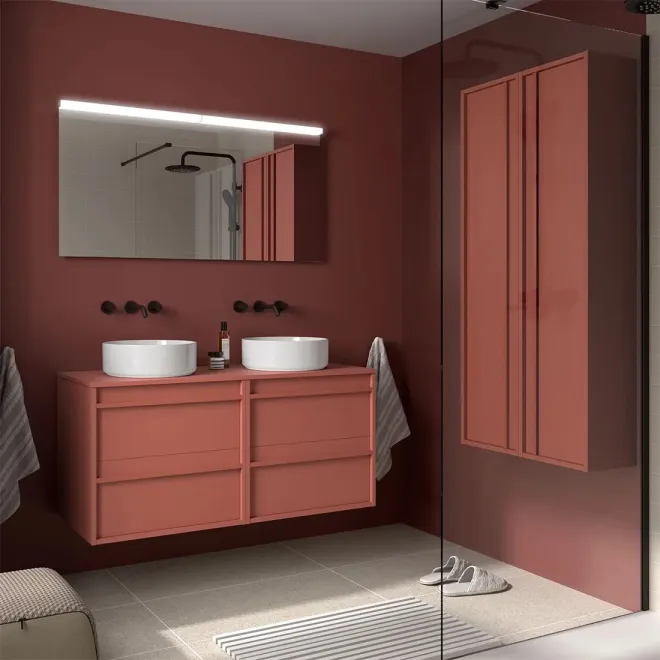 MUEBLE DE BAÑO ATTILA 4 CAJONES PARA LAVABO SOBREMUEBLE SALGAR
