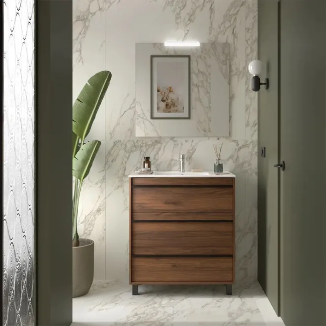 CONJUNTO MUEBLE DE BAÑO ATTILA 3 CAJONES SALGAR