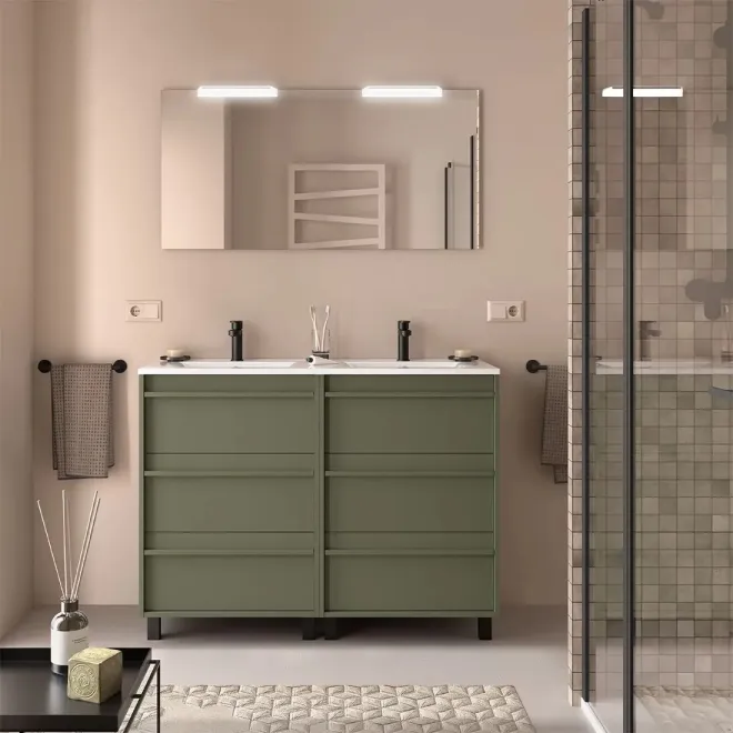 CONJUNTO MUEBLE DE BAÑO ATTILA 6 CAJONES SALGAR