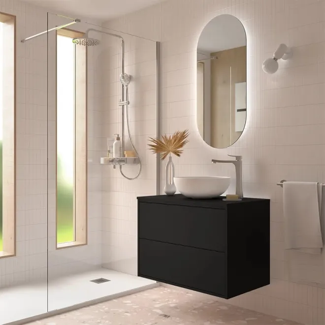 MUEBLE DE BAÑO OPTIMUS 2 CAJONES PARA LAVABO SOBREMUEBLE SALGAR