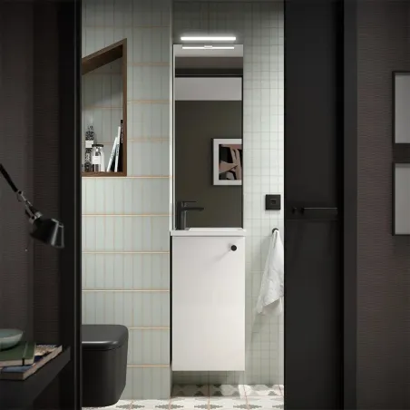 CONJUNTO MUEBLE DE BAÑO MARVILE 1 PUERTA SALGAR