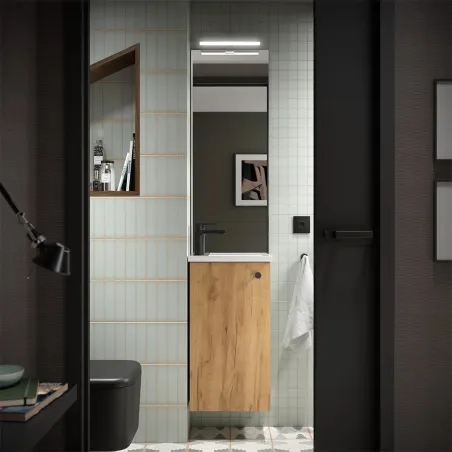 CONJUNTO MUEBLE DE BAÑO MARVILE 1 PUERTA SALGAR