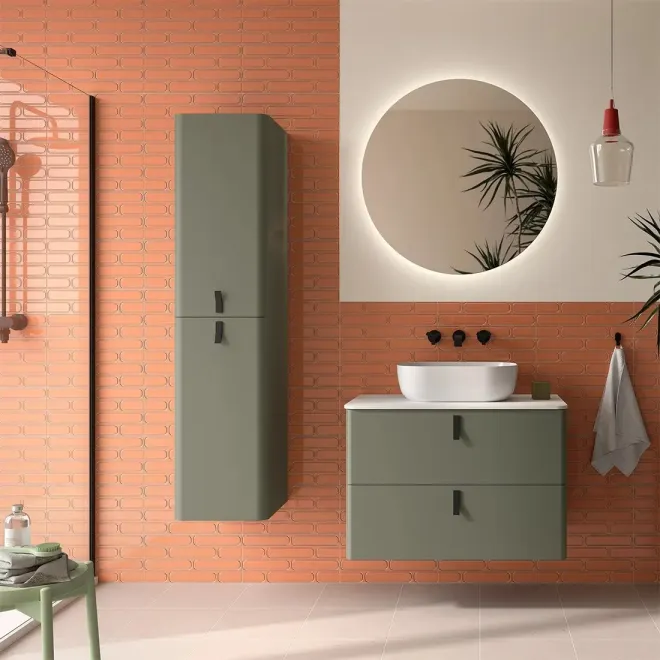 MUEBLE DE BAÑO UNIIQ 2 CAJONES PARA LAVABO SOBREMUEBLE SALGAR