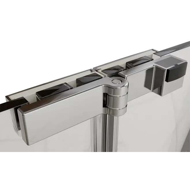 DETALLE MAMPARA DUCHA PLEGABLE PRISMA PI300 KASSANDRA