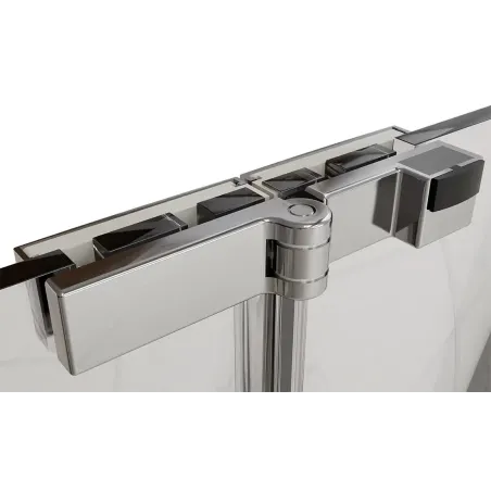 DETALLE MAMPARA DUCHA PLEGABLE PRISMA PI300 KASSANDRA