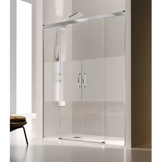 MAMPARA DUCHA FRONTAL CORREDERA 4 HOJAS GLASE KASSANDRA
