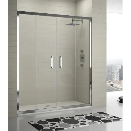 MAMPARA DUCHA FRONTAL CORREDERA 4 HOJAS S300 KASSANDRA