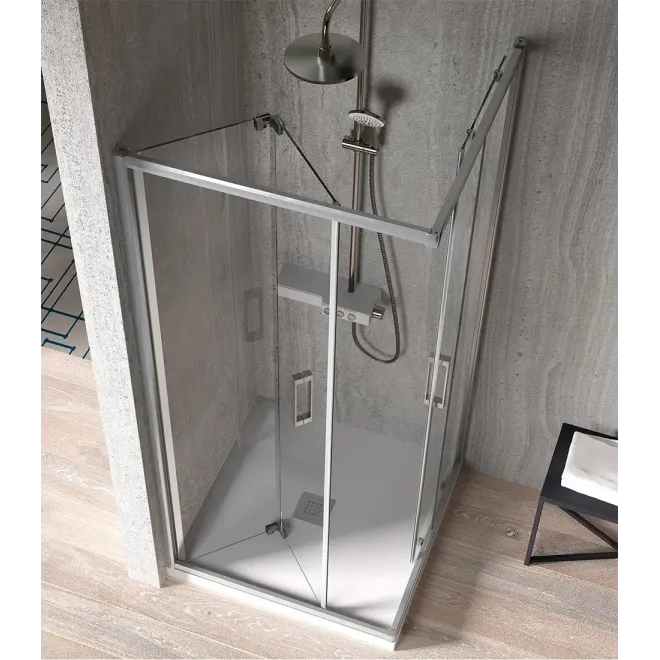 MAMPARA DUCHA ANGULAR CORREDERA S300 KASSANDRA