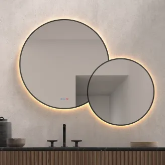 ESPEJO DE BAÑO CON LUZ LED POPULO REDONDO DYLED