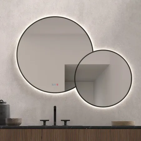 ESPEJO DE BAÑO CON LUZ LED POPULO REDONDO DYLED