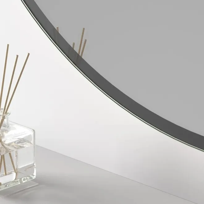 DETALLE ESPEJO DE BAÑO CON LUZ LED POPULO REDONDO DYLED