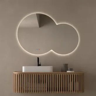 ESPEJO DE BAÑO CON LUZ LED CINTRA REDONDO DYLED