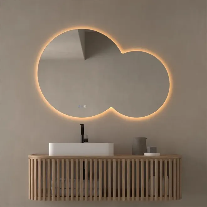 ESPEJO DE BAÑO CON LUZ LED CINTRA REDONDO DYLED