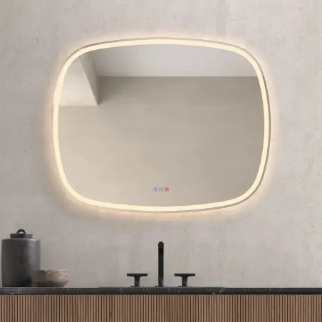 ESPEJO DE BAÑO CON LUZ LED ALHAMBRA OVALADO DYLED