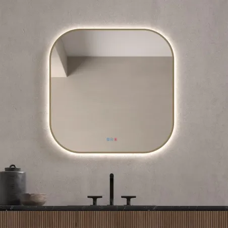 ESPEJO DE BAÑO CON LUZ LED QUITO DYLED