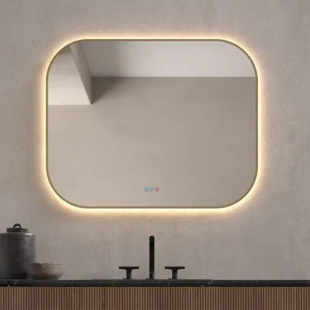 ESPEJO DE BAÑO CON LUZ LED QUITO DYLED