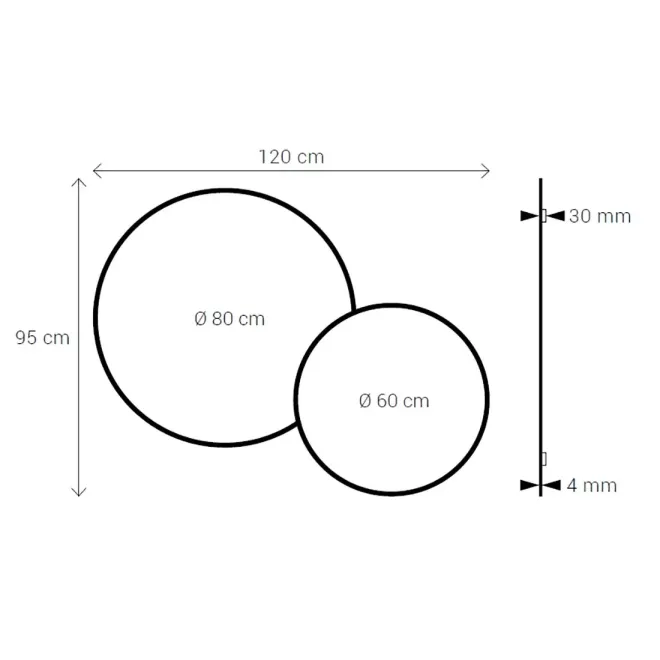 PLANO ESPEJO DE BAÑO DELFOS REDONDO DYLED