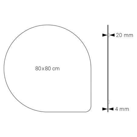 PLANO ESPEJO DE BAÑO TOMAR DYLED