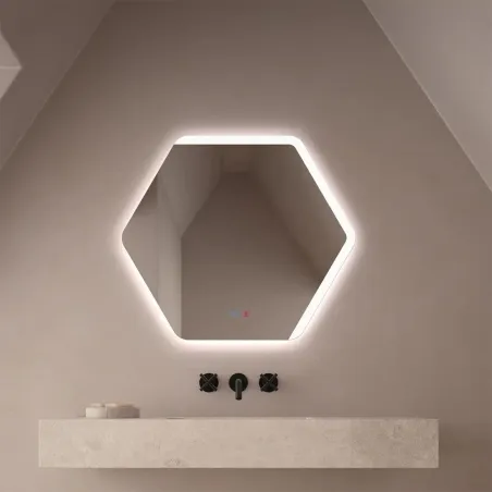 ESPEJO DE BAÑO CON LUZ LED TARRAGONA DYLED