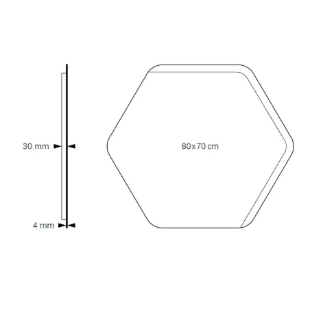 PLANO ESPEJO DE BAÑO CON LUZ LED TARRAGONA DYLED