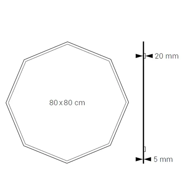 PLANO ESPEJO DE BAÑO DALMACIA DYLED