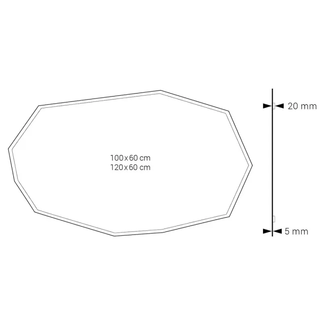 PLANO ESPEJO DE BAÑO KUK DYLED