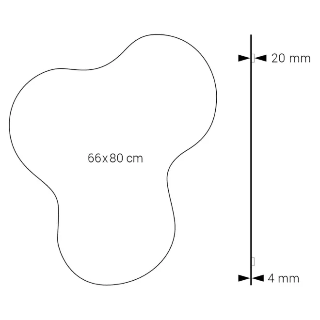 PLANO ESPEJO DE BAÑO ATAPUERCA DYLED