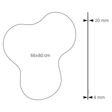 PLANO ESPEJO DE BAÑO ATAPUERCA DYLED