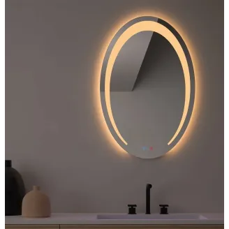ESPEJO DE BAÑO CON LUZ LED SUSO OVALADO DYLED