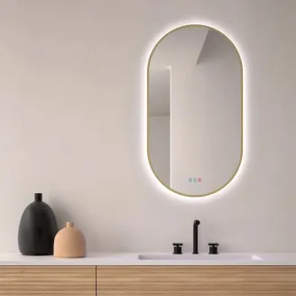 ESPEJO DE BAÑO CON LUZ LED BORGOÑA DYLED
