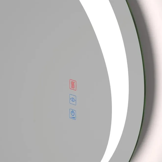 DETALLE ESPEJO DE BAÑO CON LUZ LED BURGOS OVALADO DYLED
