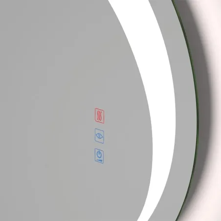 DETALLE ESPEJO DE BAÑO CON LUZ LED BURGOS OVALADO DYLED