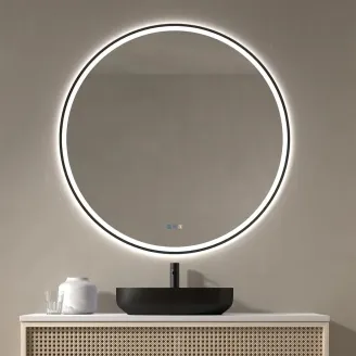 ESPEJO DE BAÑO CON LUZ LED CORDOBA REDONDO DYLED