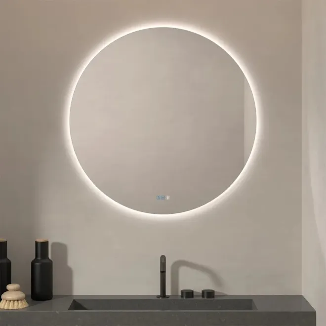 ESPEJO DE BAÑO CON LUZ LED VENETO REDONDO DYLED