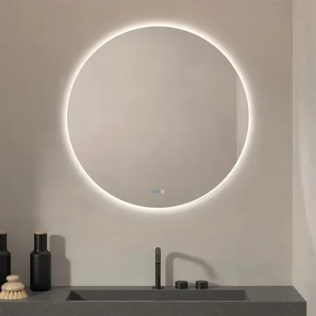 ESPEJO DE BAÑO CON LUZ LED VENETO REDONDO DYLED