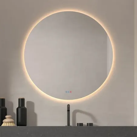 ESPEJO DE BAÑO CON LUZ LED VENETO REDONDO DYLED