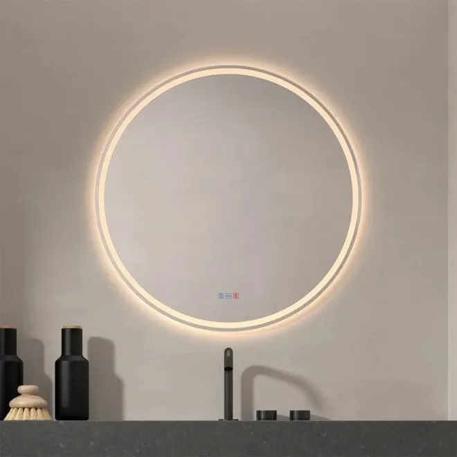 ESPEJO DE BAÑO CON LUZ LED TOLEDO REDONDO DYLED